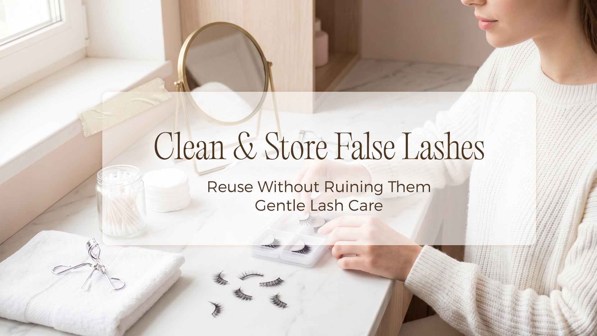 How to Clean and Store False Lashes for Reuse Without Ruining Them