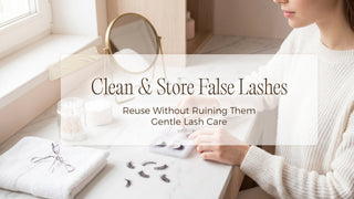How to Clean and Store False Lashes for Reuse Without Ruining Them - Lashview Lashes