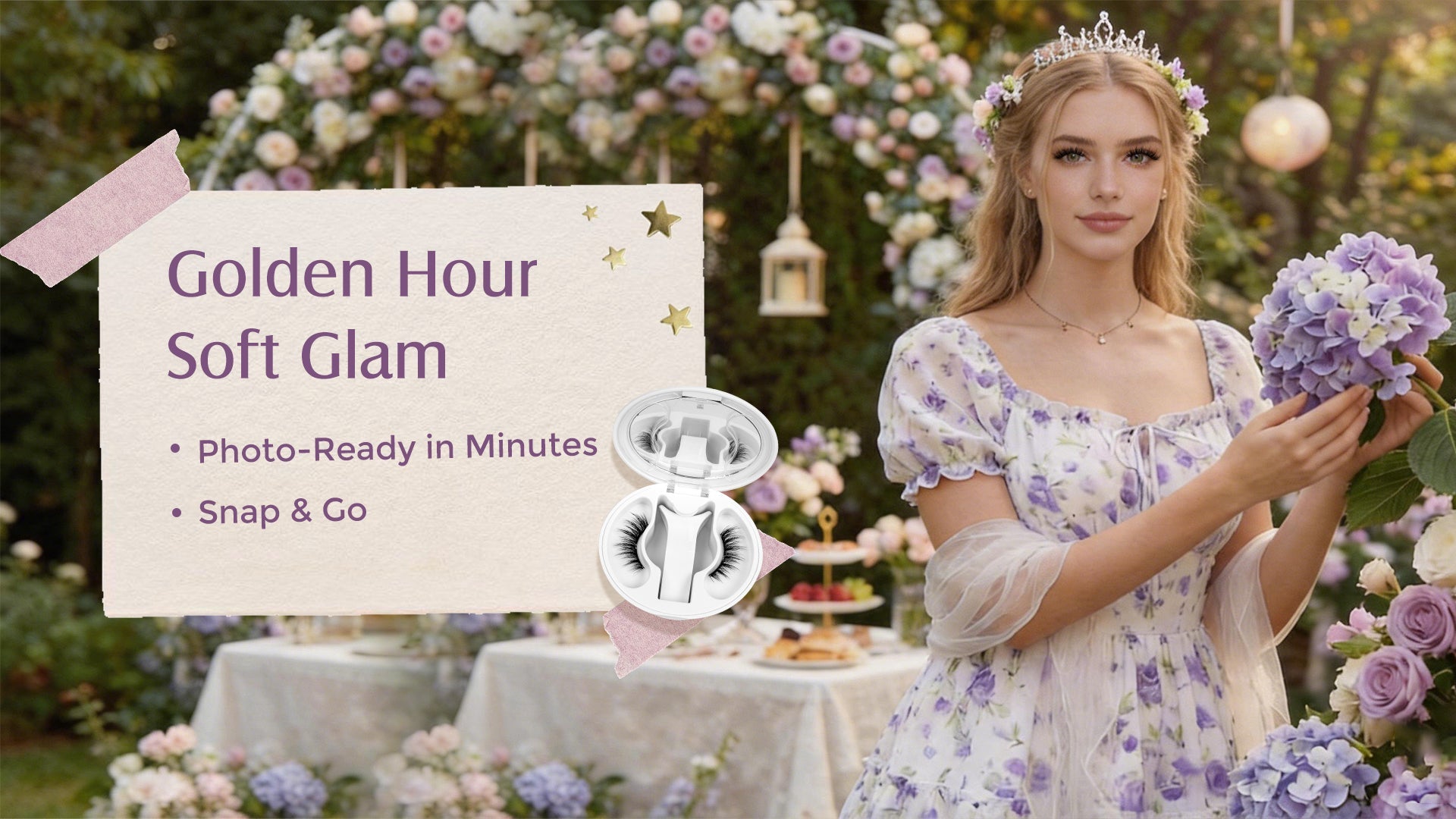 Golden Hour Prom & Graduation Photos: A Soft Glam Look in Minutes - Lashview Lashes