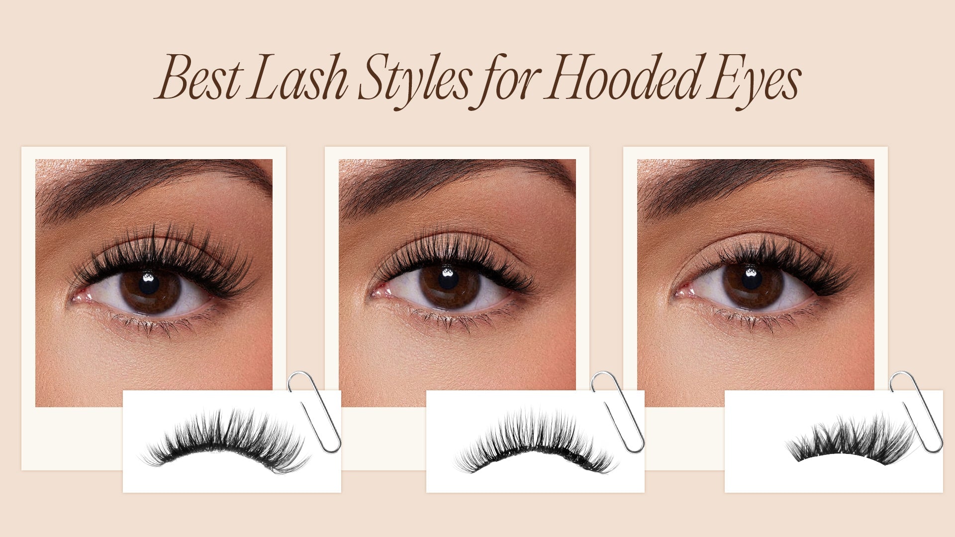 Best Lash Styles for Hooded Eyes: Maps, Lengths, and Beginner-Friendly Picks - Lashview Lashes