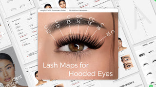Lash Maps for Hooded Eyes: Open-Eye, Soft Cat-Eye, and Cluster Placement Tips - Lashview Lashes