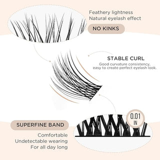 Mastering Versatility Across Styles - LASHVIEW BREEZE VOLUME DIY CLUSTERS' Versatile Charm