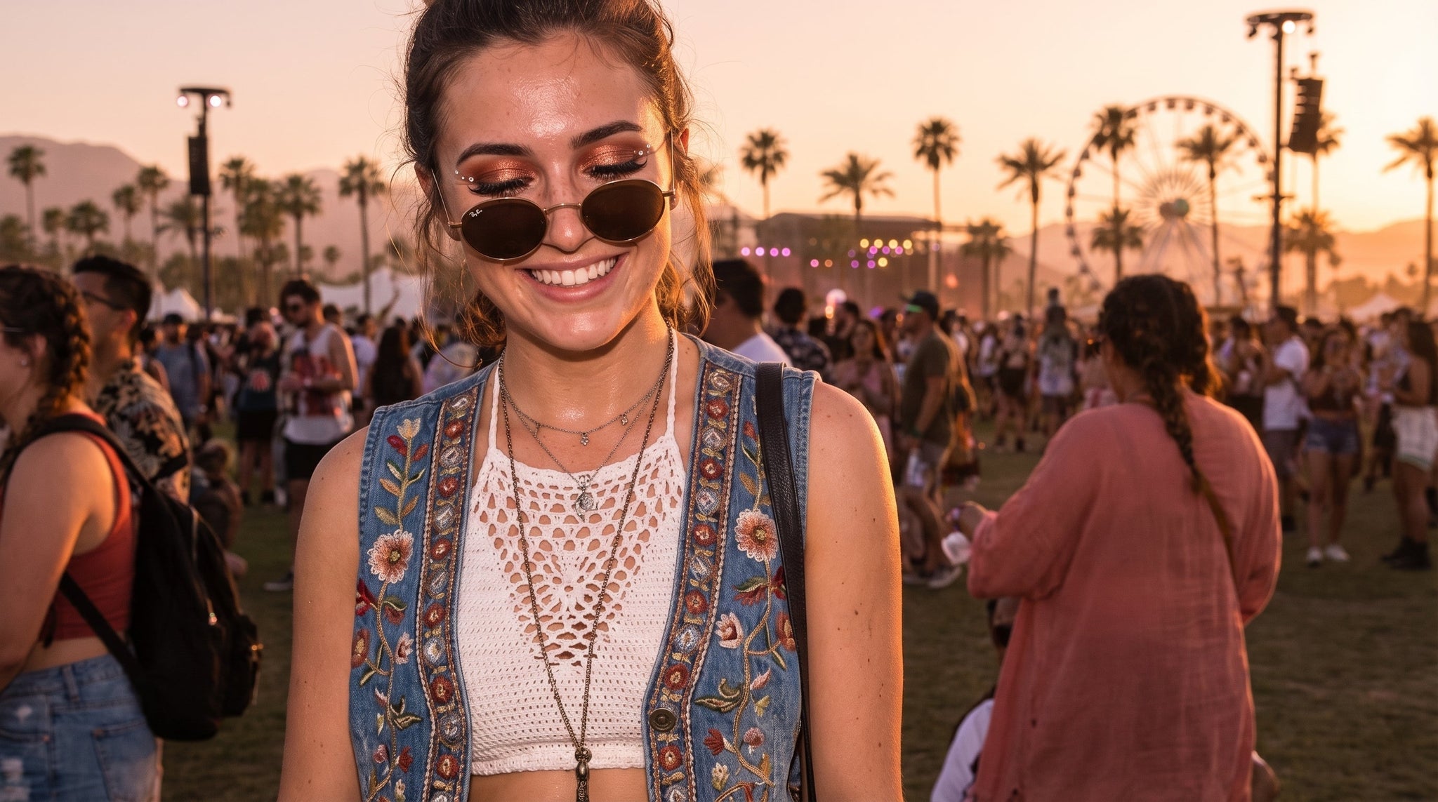 Coachella Makeup Guide: Festival-Ready Eyes with Magnetic Lashes and Brow Tint - Lashview Lashes