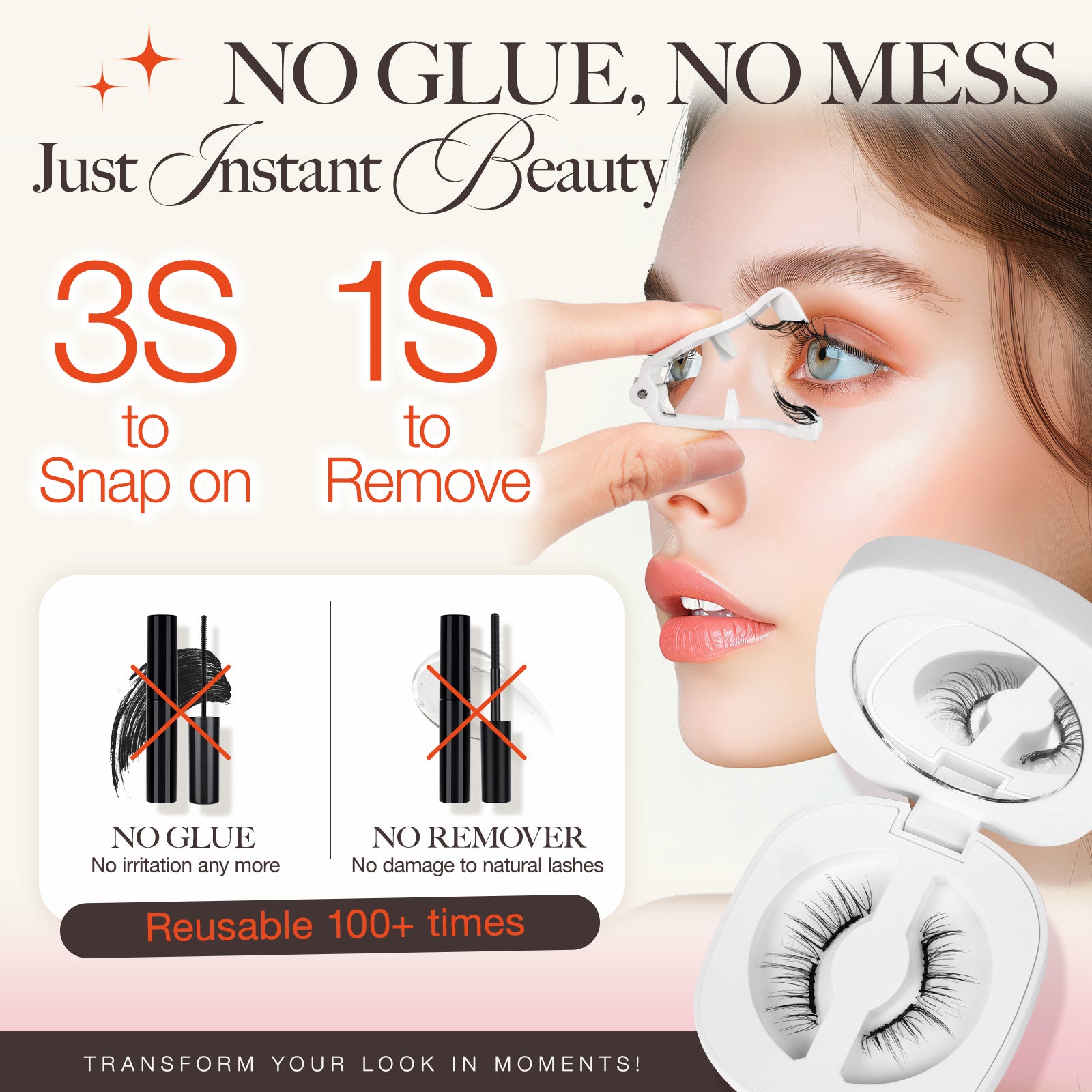 Lashview No Glue Needed Soft Magnetic Lash Kit - Lashview Lashes