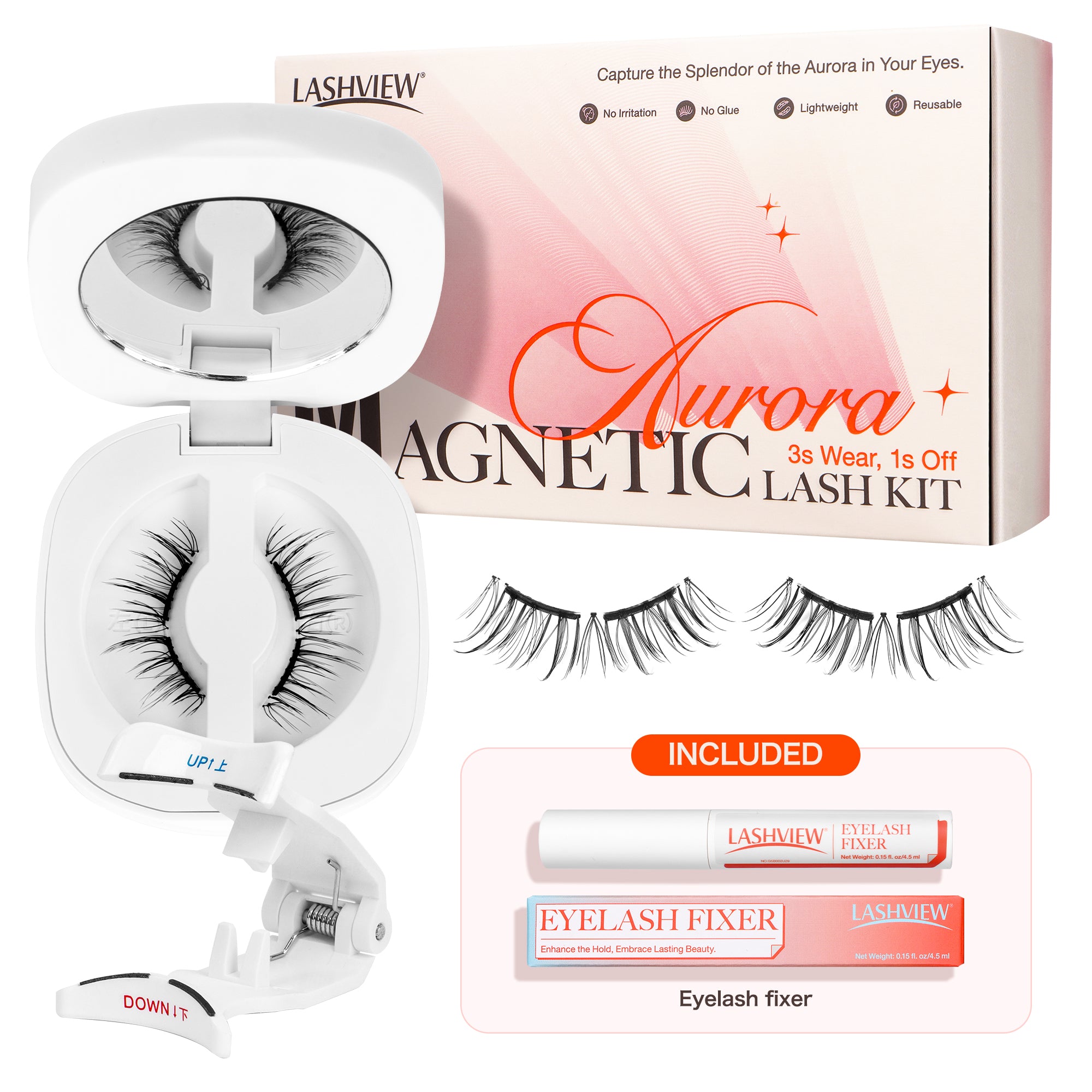Lashview No Glue Needed Soft Magnetic Lash Kit - Lashview Lashes