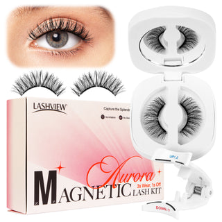 Lashview Soft Magnetic Eyelashes All - in - One Kit - Lashview Lashes