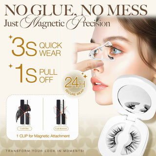 Lashview Glue - free Soft Magnetic Lashes with Applicator - Lashview Lashes