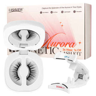 Lashview Aurora Soft Magnetic Lashes No Glue Needed Reusable over 30+ times