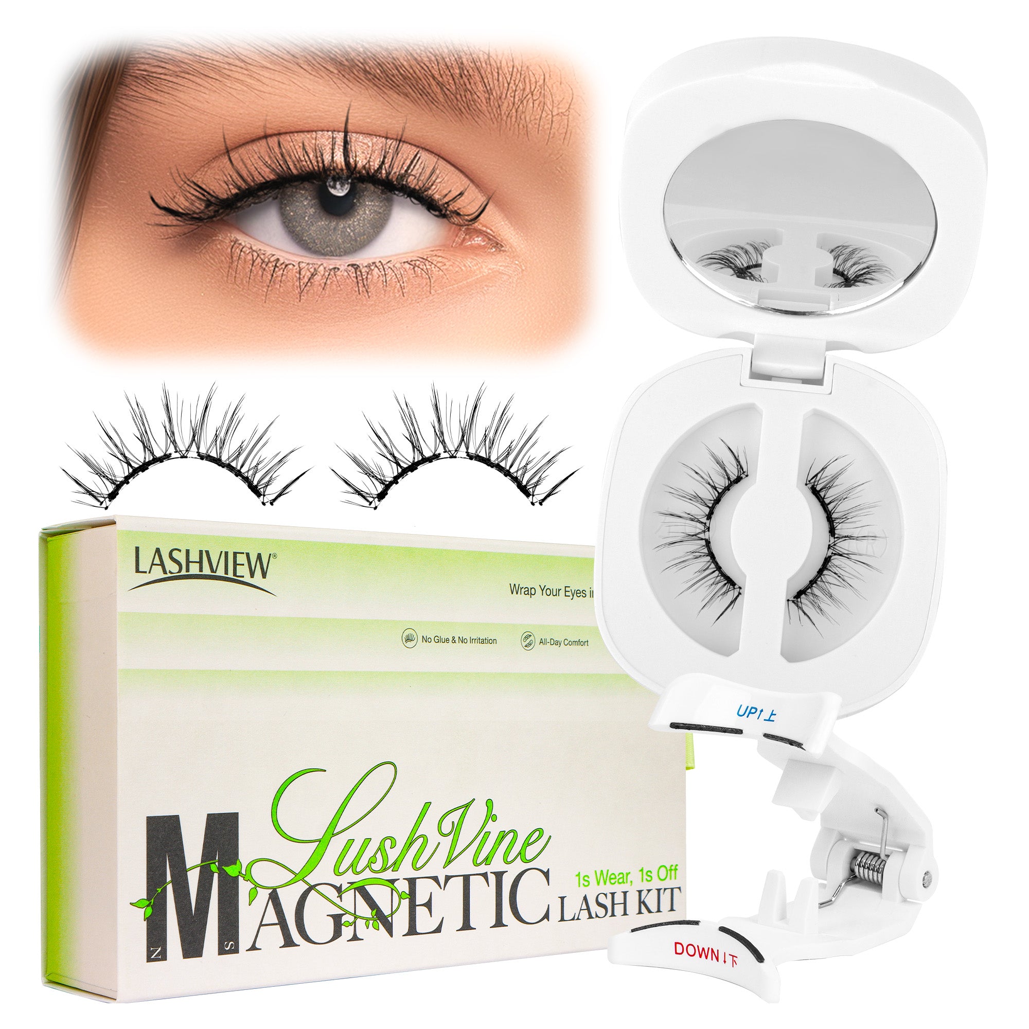 Lashview Natural Lightweight Soft Magnetic Eyelashes