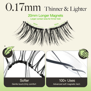 LASHVIEW Soft Magnetic Eyelashes with Applicator