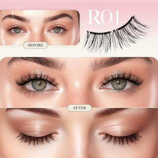 Lashview Soft Magnetic Eyelash Kit with All-in-One Applicator Reusable No Glue Needed Perfect for Sensitive skin Makeup Lash Extensions