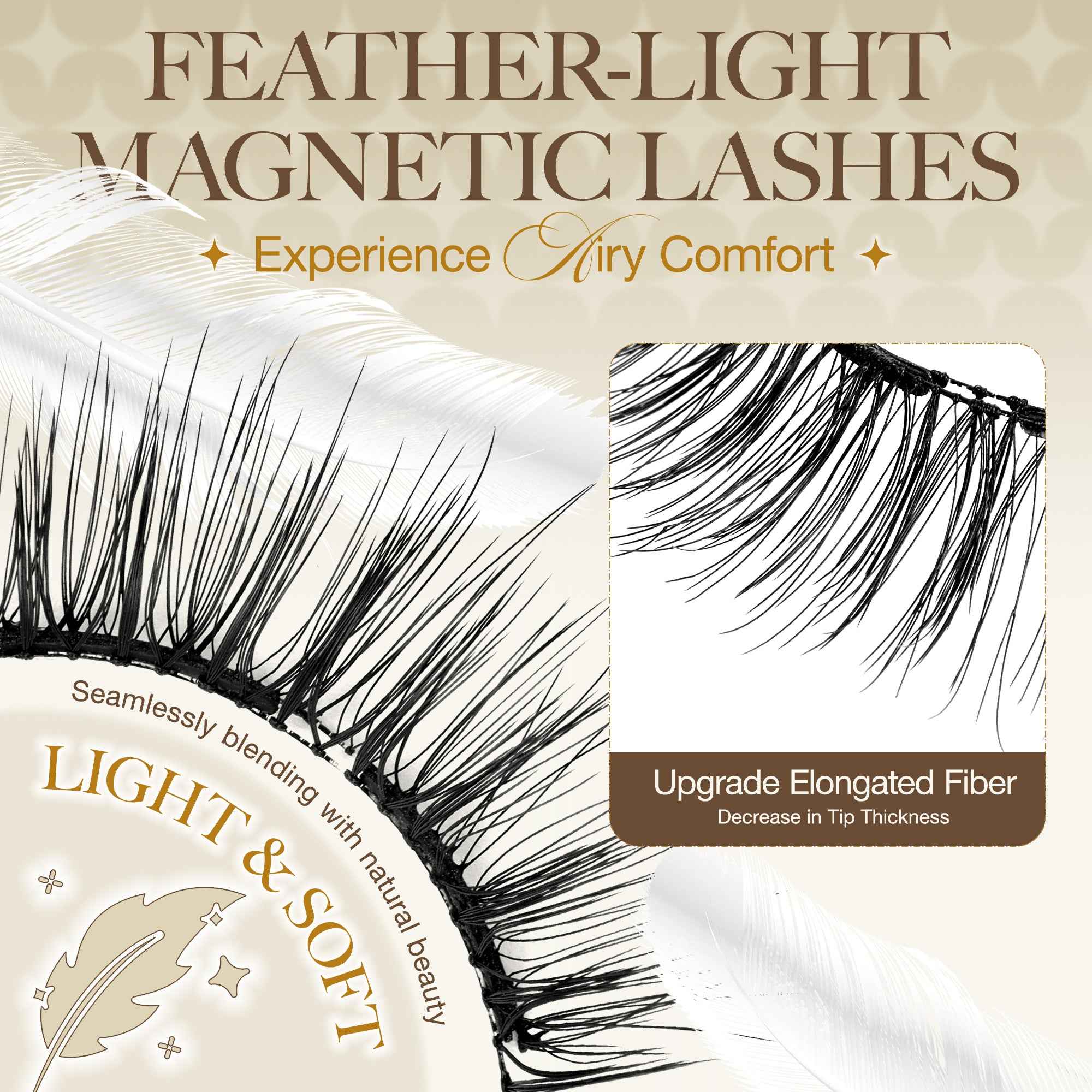 Lashview Natural Soft Magnetic Eyelashes for Beginners