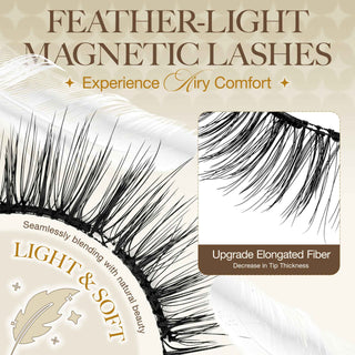 Lashview Natural Soft Magnetic Eyelashes for Beginners