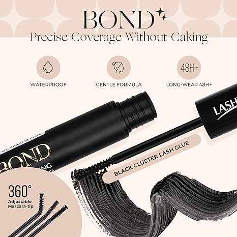 LASHVIEW 2 in 1 Lash Bond and Remover for DIY Cluster Lashes Lower irritation Cluster Adhesives 48h+ Lasting Time - Lashview Lashes