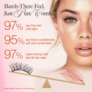 Lashview Soft Magnetic Eyelash Kit with All-in-One Applicator Reusable No Glue Needed Perfect for Sensitive skin Makeup Lash Extensions