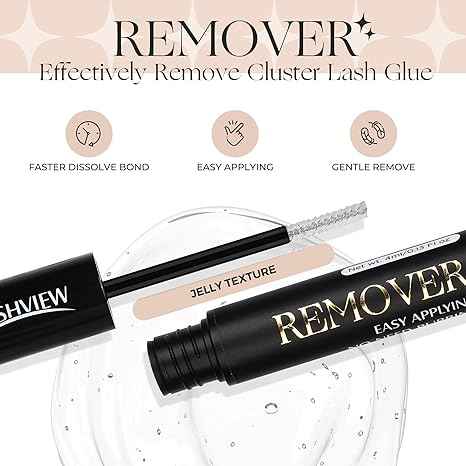 LASHVIEW 2 in 1 Lash Bond and Remover for DIY Cluster Lashes Lower irritation Cluster Adhesives 48h+ Lasting Time - Lashview Lashes