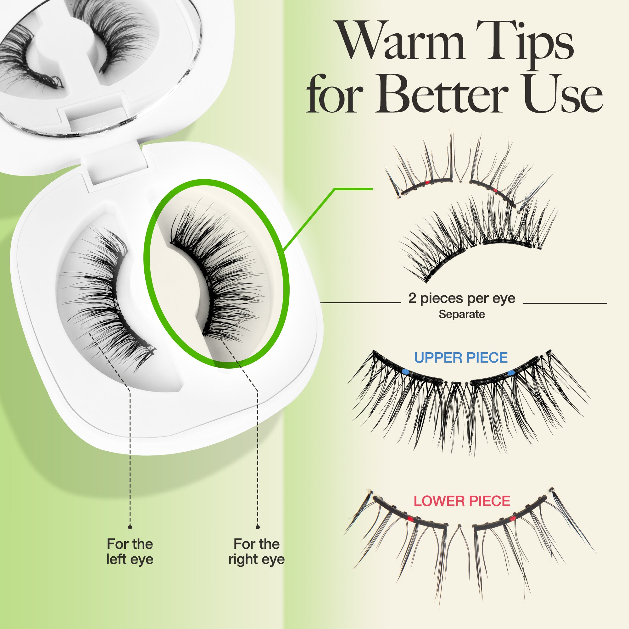 LASHVIEW Soft Magnetic Eyelashes with Applicator - Lashview Lashes