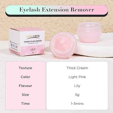 LASHVIEW 10pcs/lot 5g Eyelash Extension Remover (Lily) - Lashview Lashes