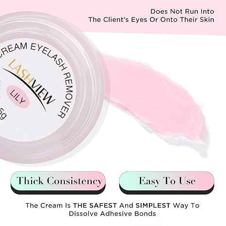 LASHVIEW 10pcs/lot Cream Removers for Eyelash Extensions 5g - Lashview Lashes
