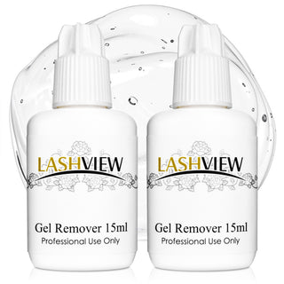 Lashview 15ml Gel remover for Eyelash Extensions 4/8bottles available