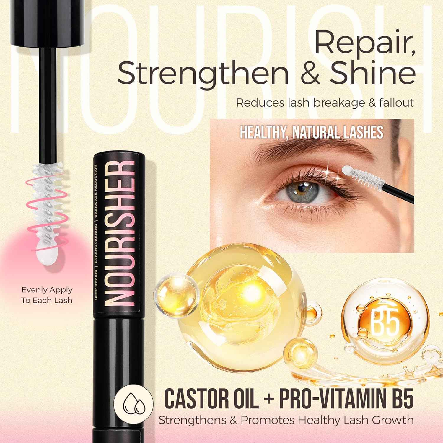 LASHVIEW Cluster Lash Remover&Lash Serum DIY Eyelash Extension Remover and Organic Castor Oil Eyelash Treatment and Conditioner Self Use at Home - Lashview Lashes