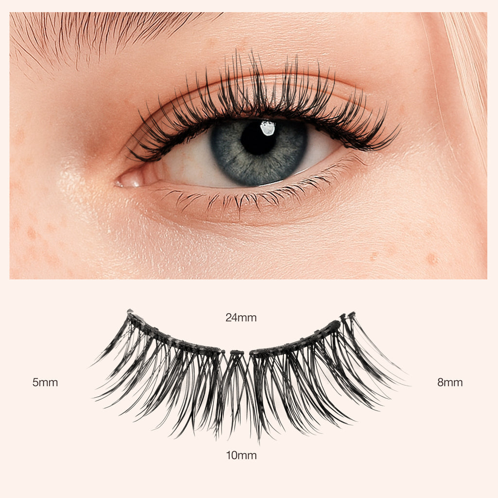 Soft Magnetic Eyelashes - LASHVIEW Magnetic Lashes with Applicator ...