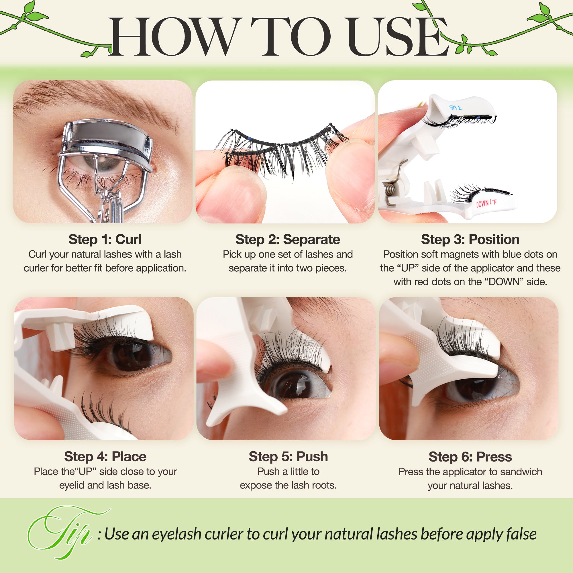 LASHVIEW Reusable Soft Magnetic Eyelashes without Eyeliner - Lashview Lashes