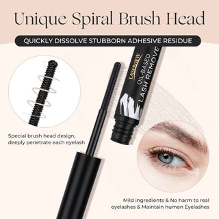 LASHVIEW Lash Remover for DIY Cluster Lashes Non - irritation Fast removal 5ml - Lashview Lashes