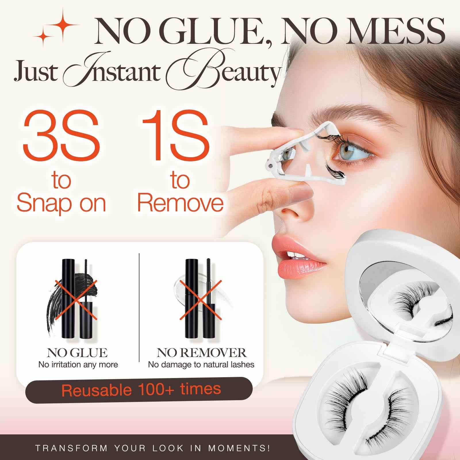 Lashview Soft Magnetic Eyelashes All - in - One Kit - Lashview Lashes